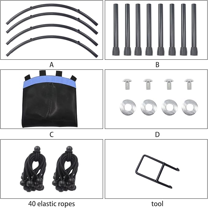 Newan 40"-48" Silent Mini Trampoline Fitness Trampoline Bungee Rebounder Jumping Cardio Trainer Workout for Adults-Max Limit 330lbs