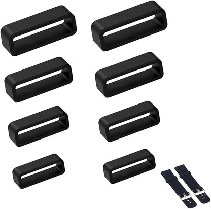Watch Band Keepers,Silicone Watch Strap Holder Loops,Watch Strap Keeper for Smart Sport Watches Parts