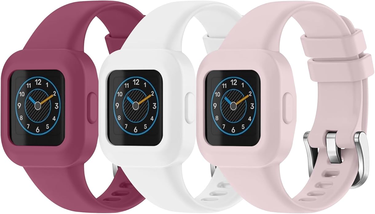 Meliya Silicone Band for Garmin Vivofit Jr 3 Bands, Soft Silicone Replacement Wristband Adjustable Sport Straps for Garmin Vivofit jr. 3