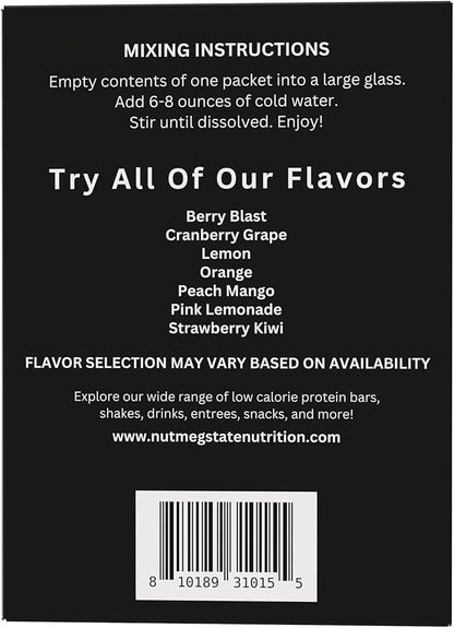 High Protein Fruit Flavored Powder Drink Mix, 15g Protein, Low Calorie, Sugar Free, Ideal Protein Compatible, 7 Servings Per Box (Variety Pack)