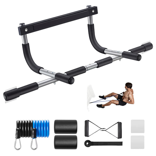 ALLY PEAKS Pull Up Bar Thickened Steel Pipe Super Heavy Duty Steel Frame Upper Workout Bar|