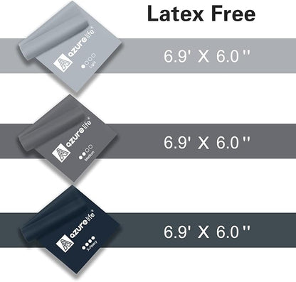 Resistance Bands,Professional Long Non-Latex Elastic Stretch Bands,Exercise Bands for Physical Therapy, Yoga, Pilates, Rehab, at-Home or The Gym Workouts, Strength Training