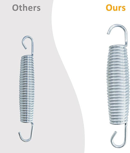 72pcs Trampoline Springs 5.5 inch: Trampoline Replacement Parts Springs with Puller Tool for Indoor Outdoor Trampolines,Heavy Duty Stainless Steel,Weather Resistant