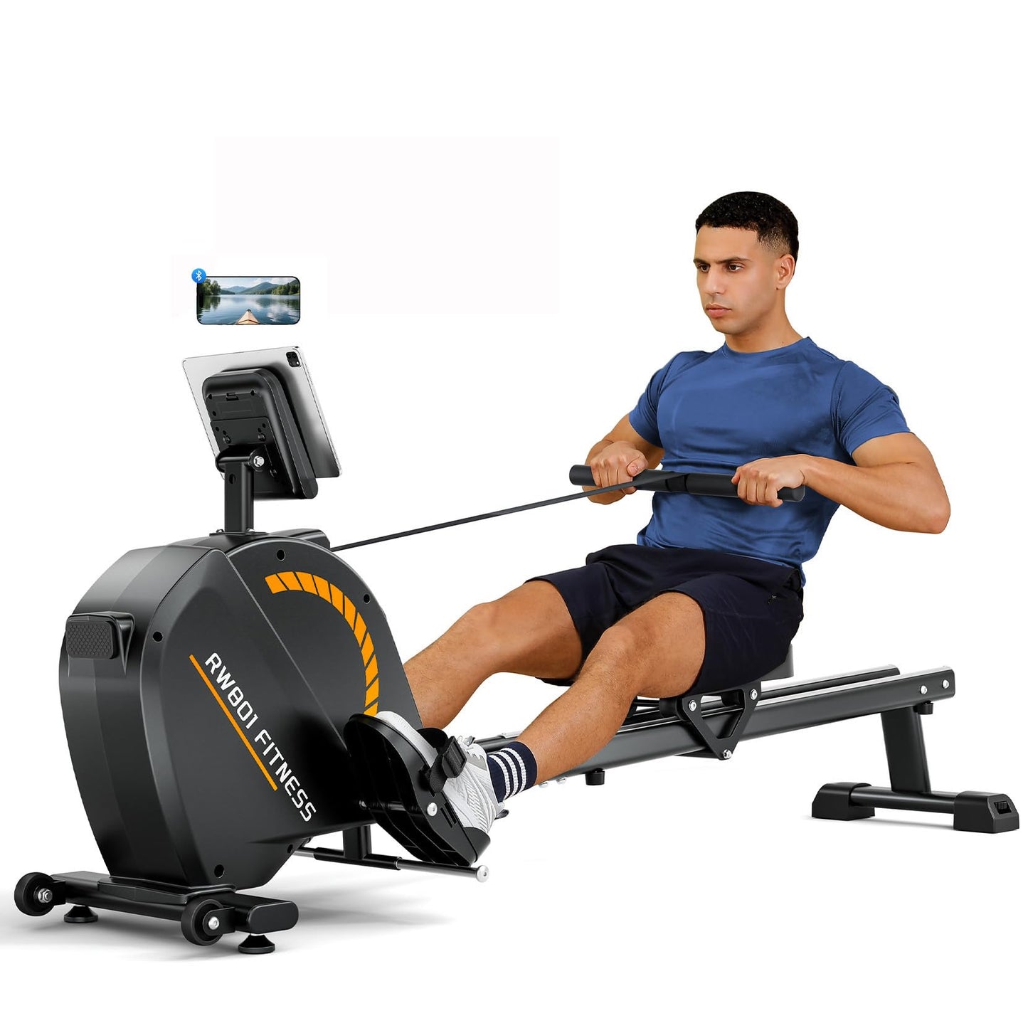 Dripex Rowing Machines for Home, Upgraded Rowing Machine Max 350 LBS, Magnetic Rower with 16 Levels