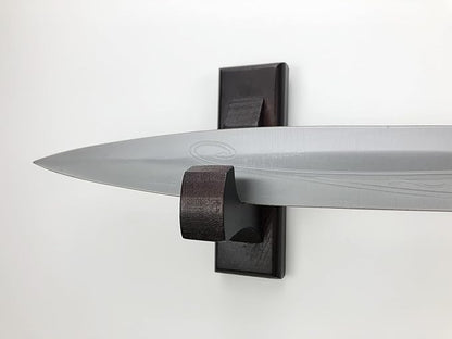 Sword Wall Mount Display Hooks - Wood Sword Holder Rack, Hanger for Martial Arts Weapons, Axe, Knife, Dagger, Lightsaber and Wizard Wand at Home or Office