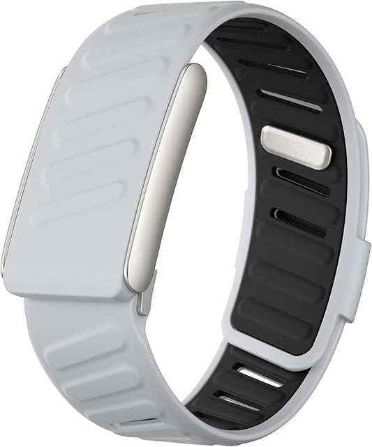 VeveXiao Rugged Comfort Silicone Wristband Compatible with WHOOP 5 | Whoop MG Band, Durable Soft Silicone Sports Loop Replacement Bands for Men Women with Metal Frame Connector