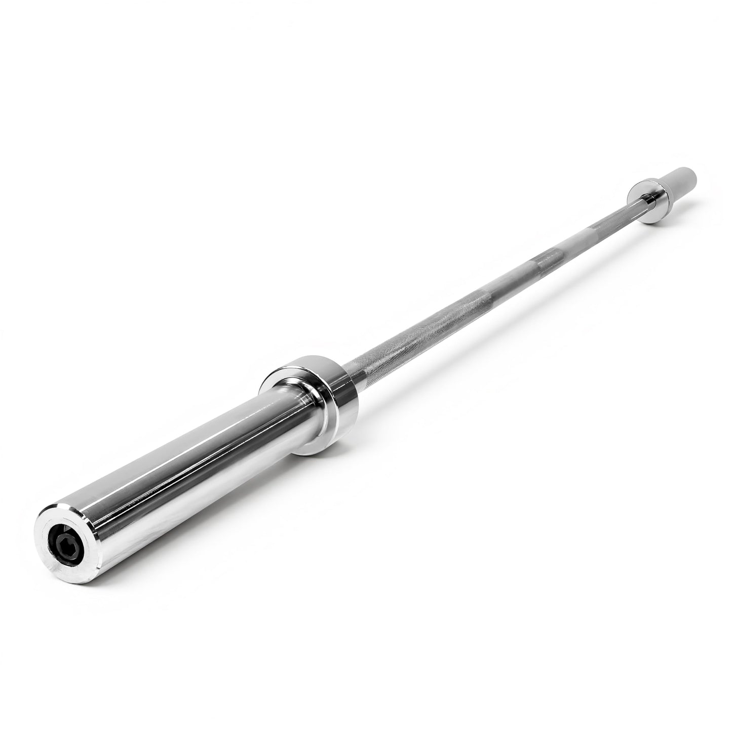 CAP 28lb 6ft Olympic Barbell, Chrome, Strength Training