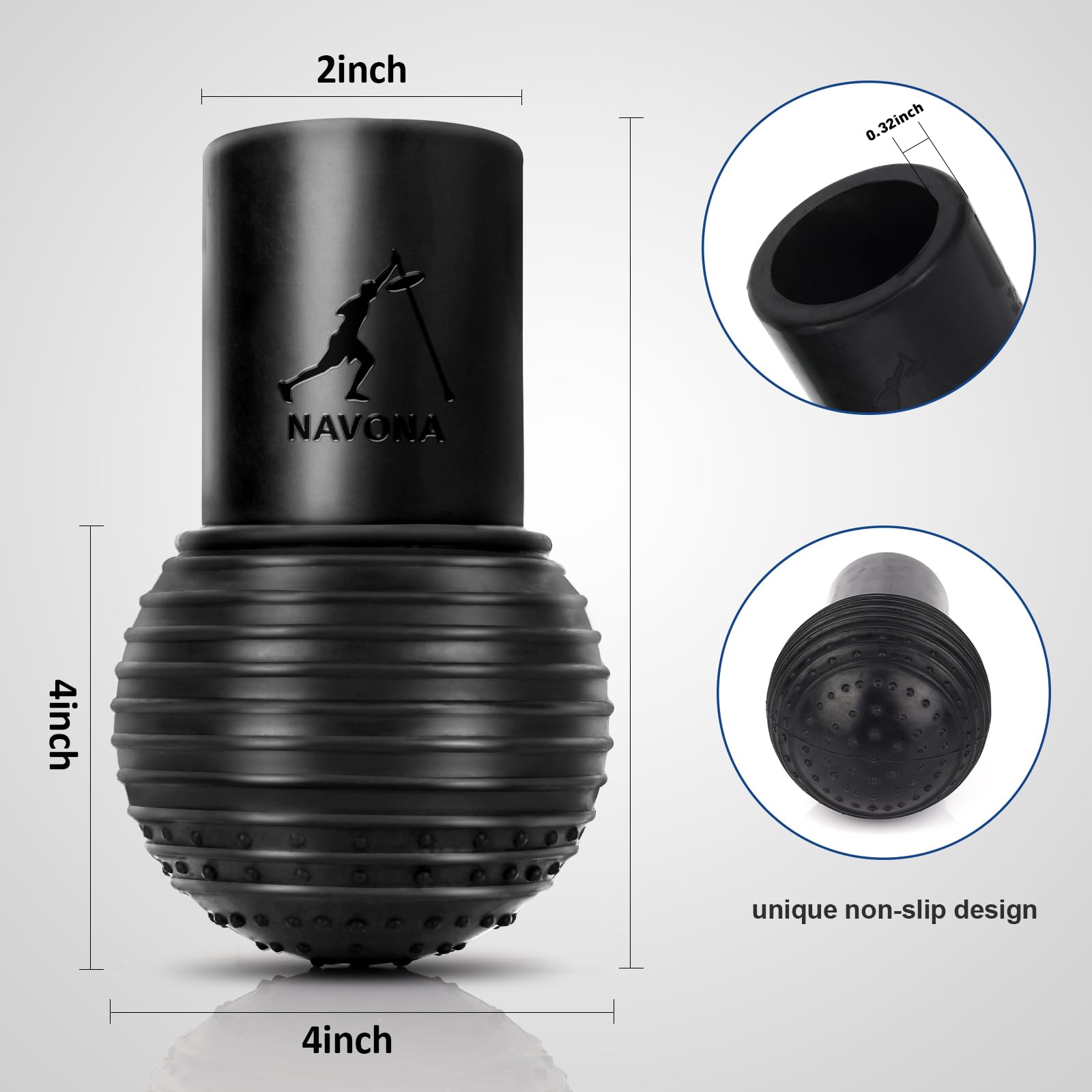 Navona Landmine Attachment for Barbell 2 inch, Barbell Landmine Attachment