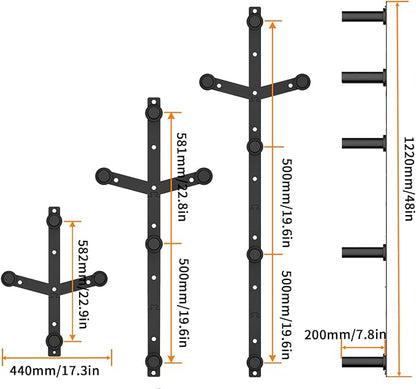 Weight Plate Storage Rack, Olympic Weight Plate Holder, Bumper Plate Storage, Home Gym Organizer