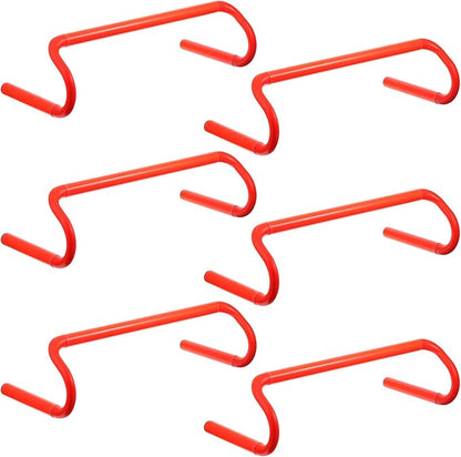 6 Pack Agility Speed Training Hurdles- 6" Detachable Agility Training Hurdles- Sports Practice Equipment for Athletes, Soccer, Basketball