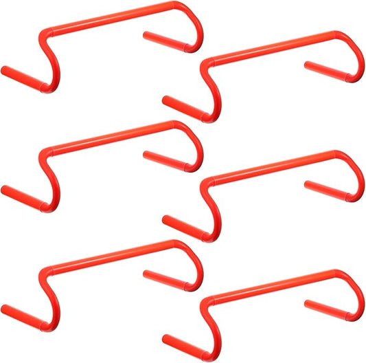 6 Pack Agility Speed Training Hurdles- 6" Detachable Agility Training Hurdles- Sports Practice Equipment for Athletes, Soccer, Basketball