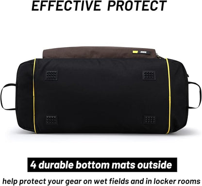 MIER Large Duffel Bag Men's Gym Bag with Shoe Compartment, 60L