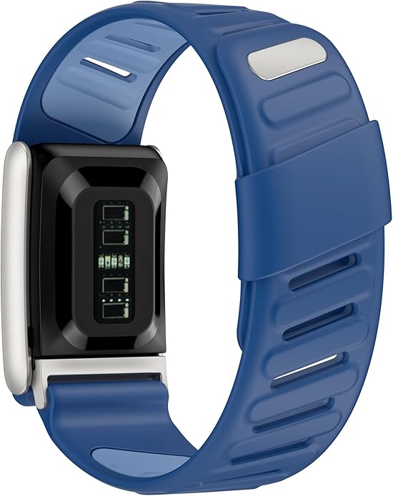 VeveXiao Rugged Comfort Silicone Wristband Compatible with WHOOP 5 | Whoop MG Band, Durable Soft Silicone Sports Loop Replacement Bands for Men Women with Metal Frame Connector