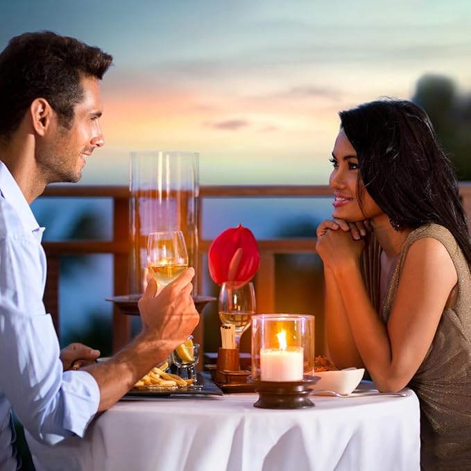 4 Packs Unscented 2x3 Inch White Pillar Candles, Small Dripless Cylinder Wax Candles for Home Wedding Party Table Holiday Spa Decor - 24 Hours Burn Time