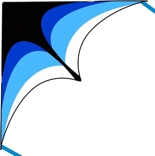 Mint's Colorful Life Delta Kite for Kids & Adults, Extremely Easy to Fly Kite, Best Kites for