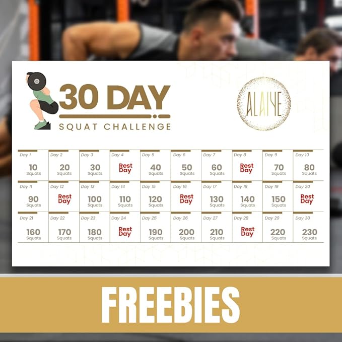 Squat Wedge Blocks (Set of 2) ??Non-Slip Slant Boards for Lower Body Workouts, Ankle and Calf Stretching - Yoga Blocks, Designed to Elevate Heels and Squat Support - Includes Carry Bag