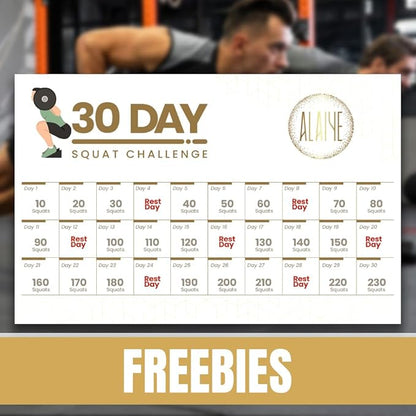 Squat Wedge Blocks (Set of 2) ??Non-Slip Slant Boards for Lower Body Workouts, Ankle and Calf Stretching - Yoga Blocks, Designed to Elevate Heels and Squat Support - Includes Carry Bag