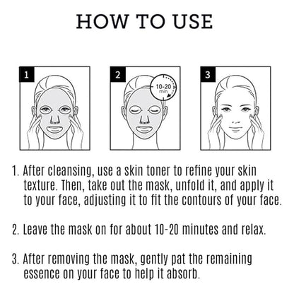 Leaders Mediu Amino AC-FREE Acne Control Facial Sheet Mask | AHAs, BHAs, Salicylic Acid, Snail Secretion, Chamomile | For Oily, Acne-Prone Skin, Reduces Blemishes (10 Sheets)