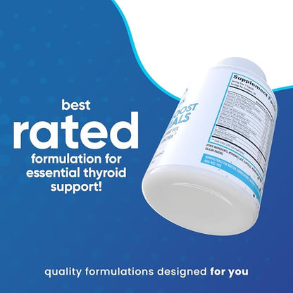 NuEthix Formulations Thyro-Boost Essentials, Non-Glandular Support to Assist with Optimal Thyroid Function, 90 Capsules