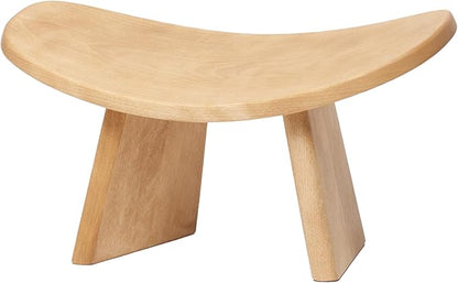 Meditation Bench IKUKO Original, Portable Version with Bag, Locally Handmade Wooden Kneeling Ergonomic Seiza Seat, Prana Yoga - 2 Colors, 3 Height Sizes