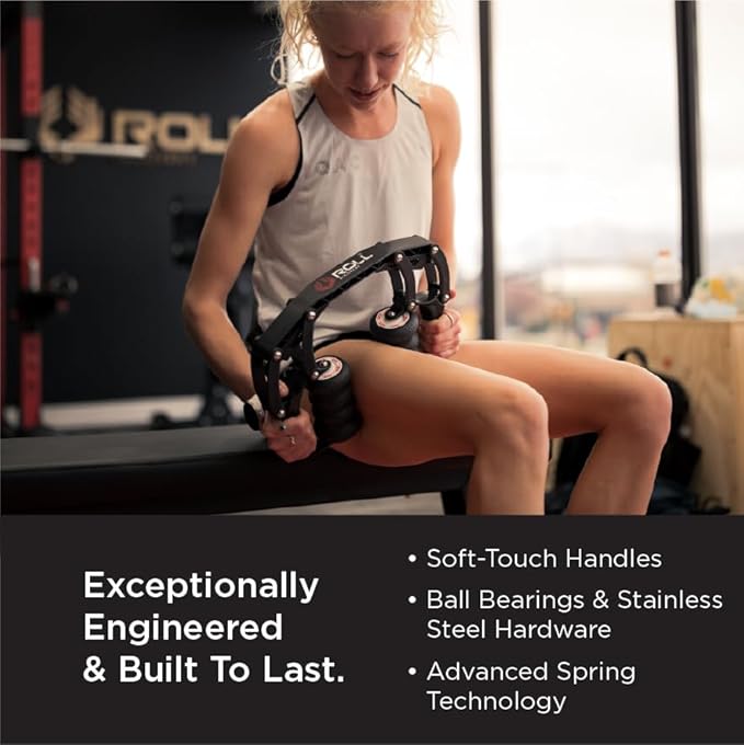 ROLL Recovery R8 (Carbon Black) - Deep Tissue Massage Roller