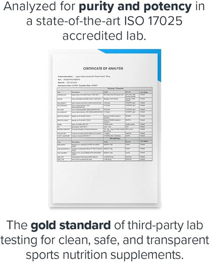 LEGION Whey Protein Powder - Naturally Flavored Whey Protein Concentrate with BCAAs - Supports Muscle Growth & Recovery, Gluten Free, No Added Sugar Protein Powder - Chocolate Flavor (30 Servings)