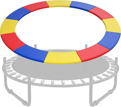 Trampoline Spring Cover Multicolor Safety Pad, 8ft 14ft 15ft Universal Trampoline Padding Replacement, Waterproof and Tear-Resistant Trampoline Accessories