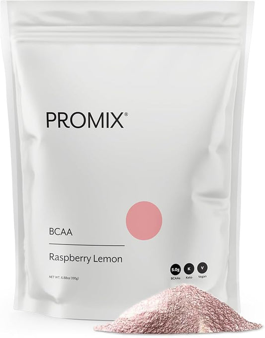 Promix BCAA Post-Workout Energy Powder - 5g Micronized BCAAs, Sugar Free, Plant Based, Vegan, Keto