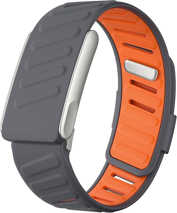 VeveXiao Rugged Comfort Silicone Wristband Compatible with WHOOP 5 | Whoop MG Band, Durable Soft Silicone Sports Loop Replacement Bands for Men Women with Metal Frame Connector