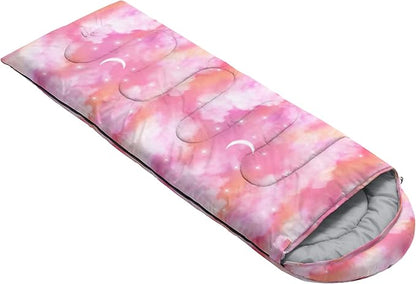 BailiPromise Camping Sleeping Bags,3 Season Warm & Cool Weather,Lightweight,Waterproof Sleeping Bags for Adults & Kids,Traveling,and Outdoors,Camping Gear Equipment