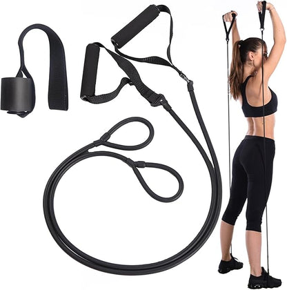 Resistance Band Set,Pull Up Exercise Bands Door Anchors Compatible with Billy's Bootcamp Tae Bo,Weight Loss,Strength Home Workouts Training,Physical Therapy,Yoga,Pilates.