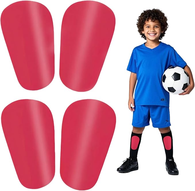 2 Pairs Mini Shin Guards Youth Soccer Tiny Shin Protective Pads Small Shin Guards Miniature Shin Pads Professional Protection for Soccer Players Kids Teenagers