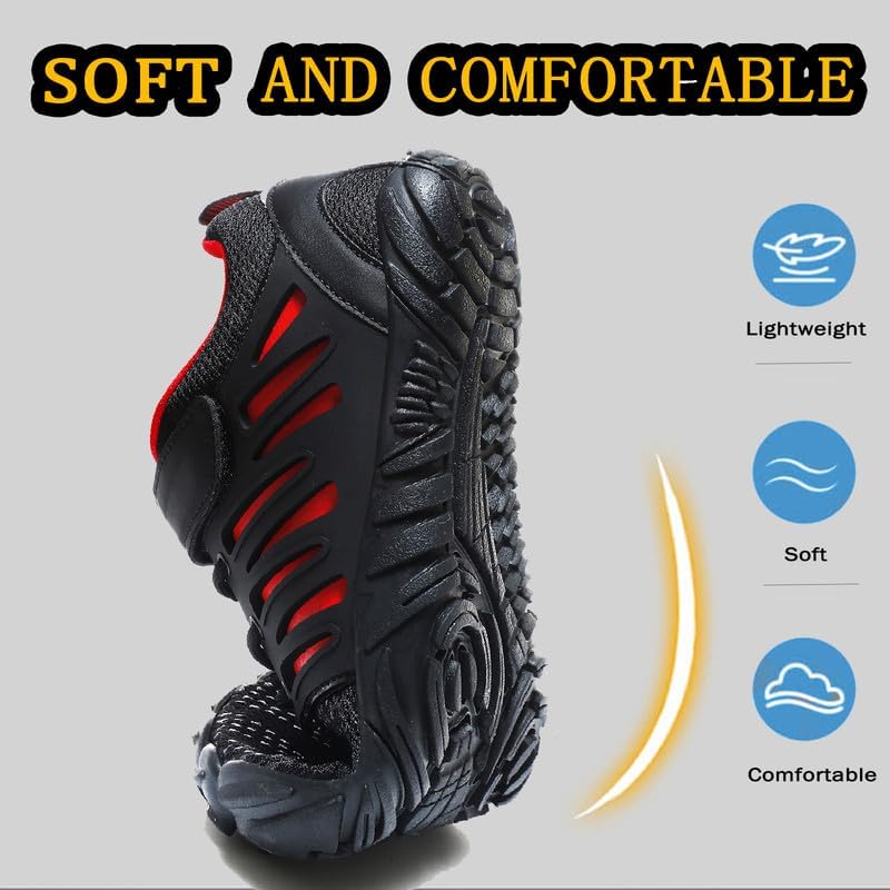 MIFAWA Barefoot Shoes Men Wide Toe Box Zero Drop Water Shoes Men for Gym Workout Minimalist