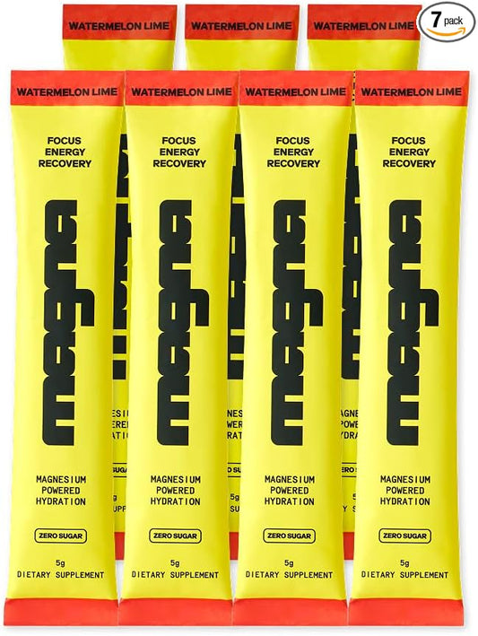 MAGNA Electrolyte Powder Drink Mix for Hydration, Energy & Focus Support with Magnesium L