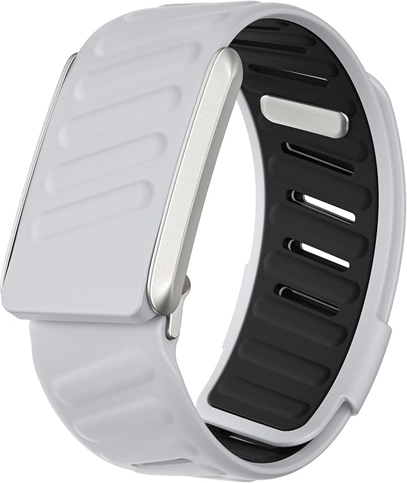 Comfort Durable Silicone Wristband Compatible with WHOOP 4.0 Band, Soft Silicone Sports Loop Strap for Men & Women, with U Shapped Connector