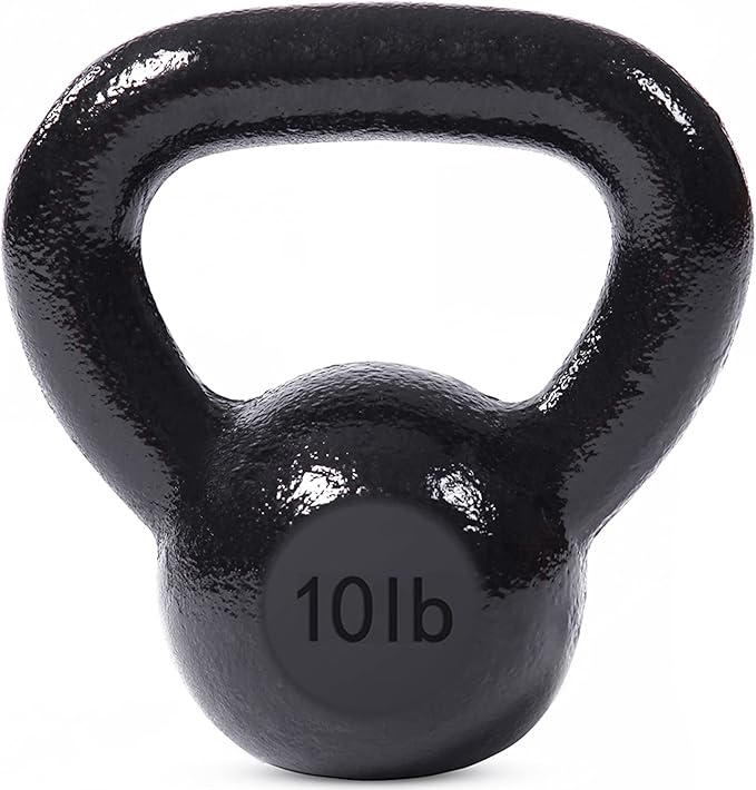 JFIT Kettlebell Weights Cast Iron, 10 LB