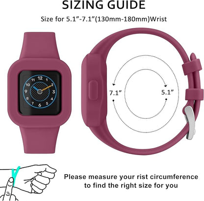 Meliya Silicone Band for Garmin Vivofit Jr 3 Bands, Soft Silicone Replacement Wristband Adjustable Sport Straps for Garmin Vivofit jr. 3