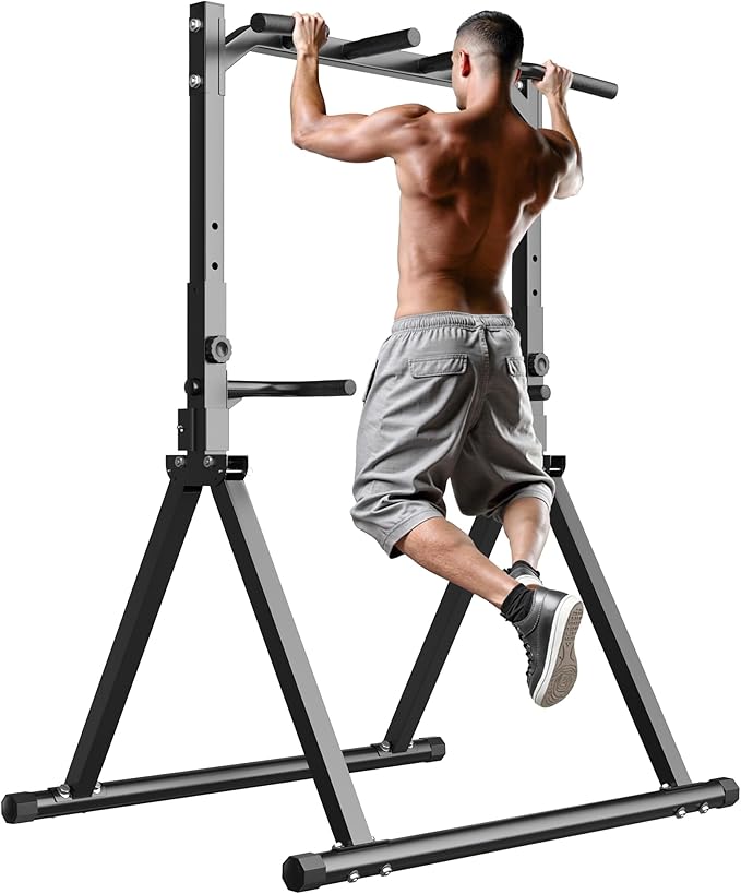Pull Up Station Pull Up Bar for Home Gym Equipment Dip Station Power Tower Strength Training Fitness Equipment