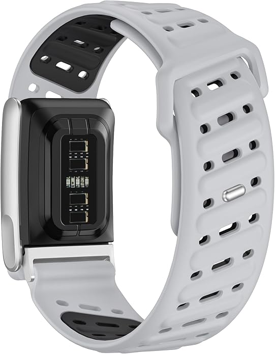 VeveXiao Rugged Comfort Silicone Wristband Compatible with WHOOP 5 | Whoop MG Band, Durable Soft Silicone Sports Loop Replacement Bands for Men Women with Metal Frame Connector