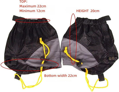 Short Leg Gaiters,Shoe Covers,Hiking Gaiters,Lightweight and Adjustable, Available in All Seasons,Waterproof,for Men and Women Hiking, Mountaineering,Walking, Hunting