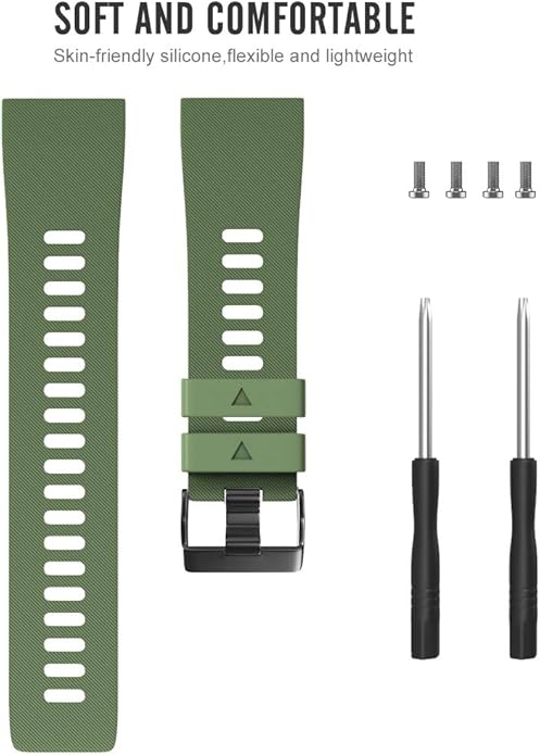 Compatible with Garmin Forerunner 35 Band,Solf Silicone Replacement Bands for Garmin Forerunner 35 Watch