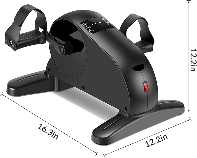 Electric Pedal Exercicser mini Motorized Exercise Bike for Leg and Arm Low Impact Exercise