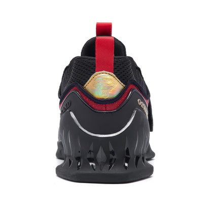 Osterland Weightlifting Shoes for Men Women,1.4 Inch Squat Shoes Black/Red