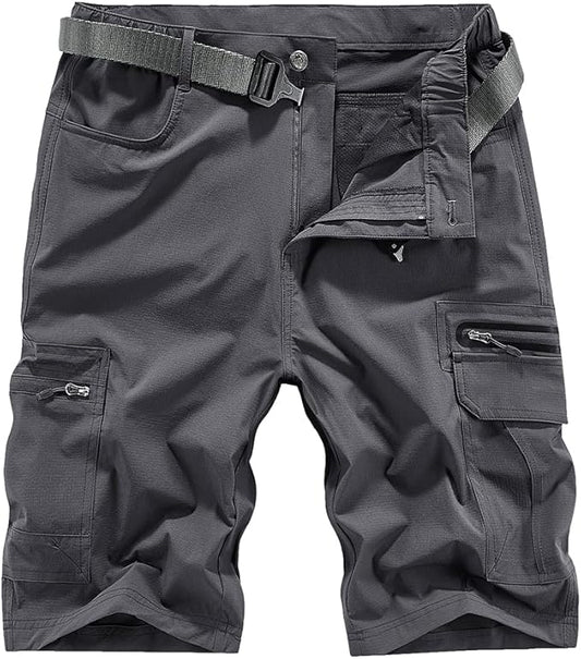 Quick Dry Hiking Shorts Men's Cargo Casual Outdoor 4-Way Stretchy Lightweight Summer Short with