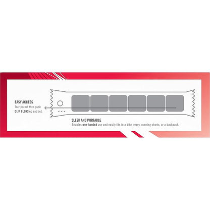 CLIF BLOKS - Strawberry Flavor - Energy Chews - Non-GMO - Plant Based - Fast Fuel for Cycling and Running - Quick Carbohydrates and Electrolytes - 2.12 oz. (18 Count)