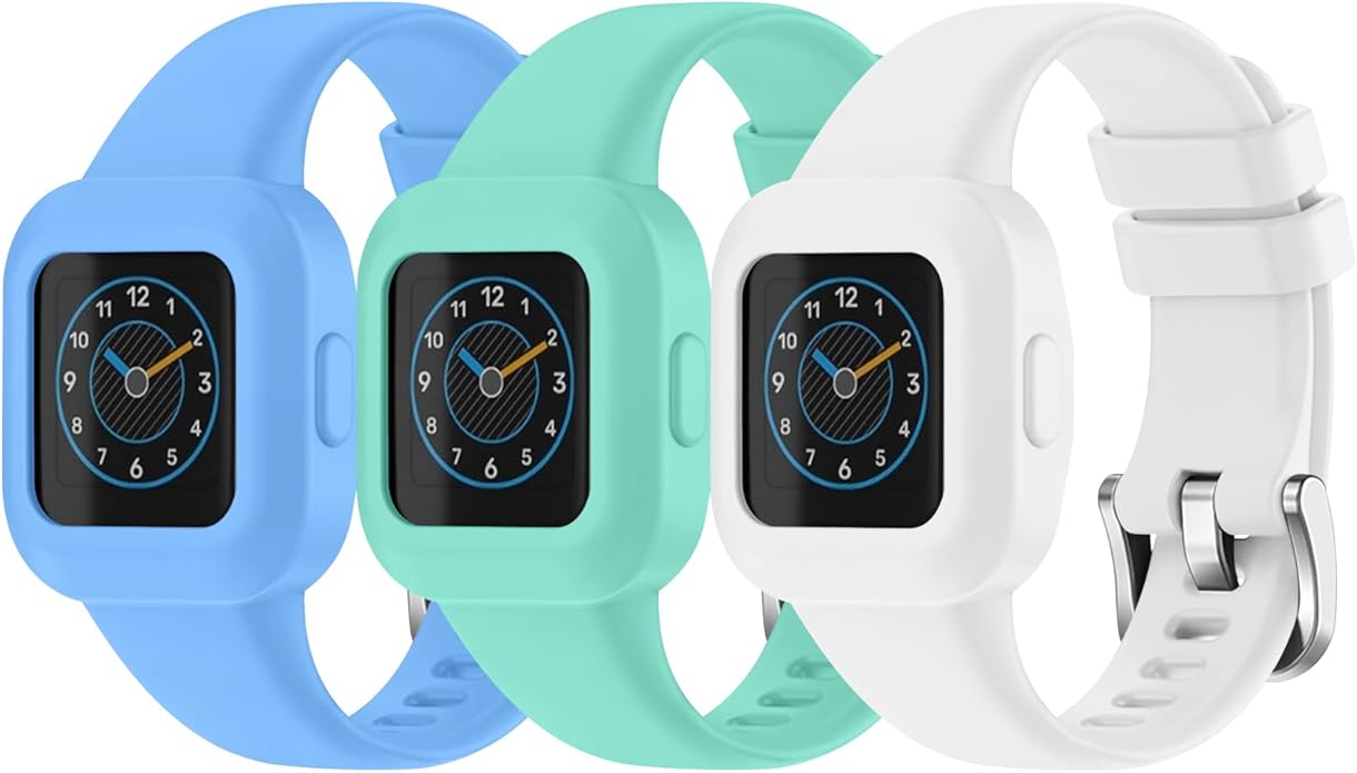 Meliya Silicone Band for Garmin Vivofit Jr 3 Bands, Soft Silicone Replacement Wristband Adjustable Sport Straps for Garmin Vivofit jr. 3