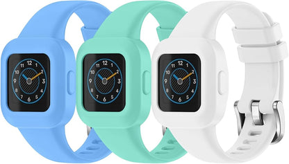 Meliya Silicone Band for Garmin Vivofit Jr 3 Bands, Soft Silicone Replacement Wristband Adjustable Sport Straps for Garmin Vivofit jr. 3