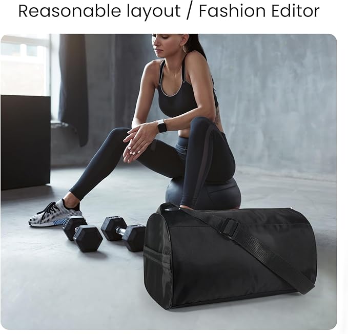 C&F BOGMOST Small Gym Bag for Women & Men,Small Lightweight Duffel Bag Carry On Bags Mini Duffel Travel Bag Waterproof Sports Bags for Workout/Sport/Travel, Green