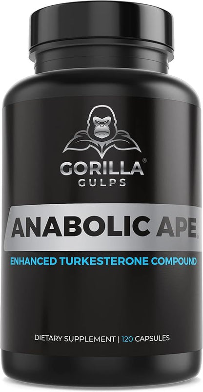 | Anabolic Ape ??Enhanced Turkesterone Compound | Turkesterone, Creatinol-O-Phosphate, Ashwagandha, Bioperine | Lab Tested | 120 Vegan Capsules | Max Strength