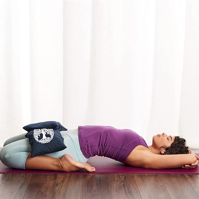 Yoga Sand Bag, Cotton Unfilled for Yogas, Weights & Resistance Training, Portable Weightlifting Sandbag